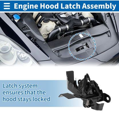 Bonnet Latch Assembly for Toyota Fortuner (2016-2022) - 1 x Quality Replacement