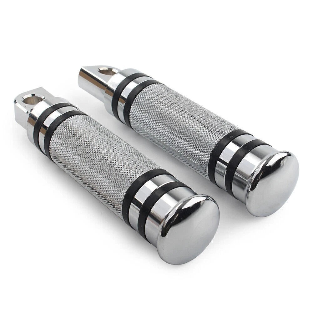 Chrome Aluminum H-D Male Mount Footpegs for Harley Davidson