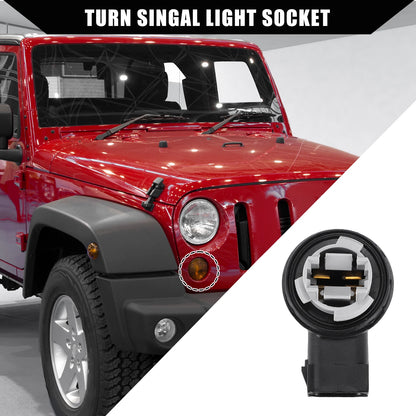Car Turn Signal Light Socket for Jeep Wrangler JK JKU (2007-2018)