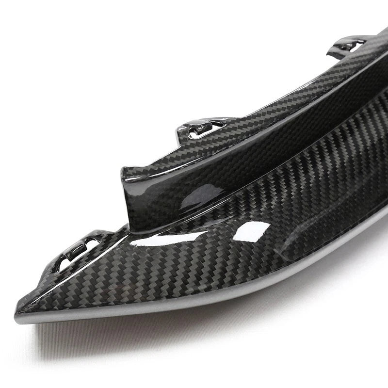 Dry Carbon Fiber Rear Bumper Side Splitter Extension Replace for BMW M3 G80