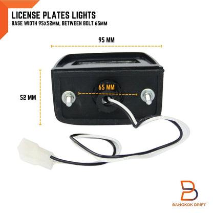 Rear Bumper License Plate Light for Nissan Navara D21 (1985-1997)