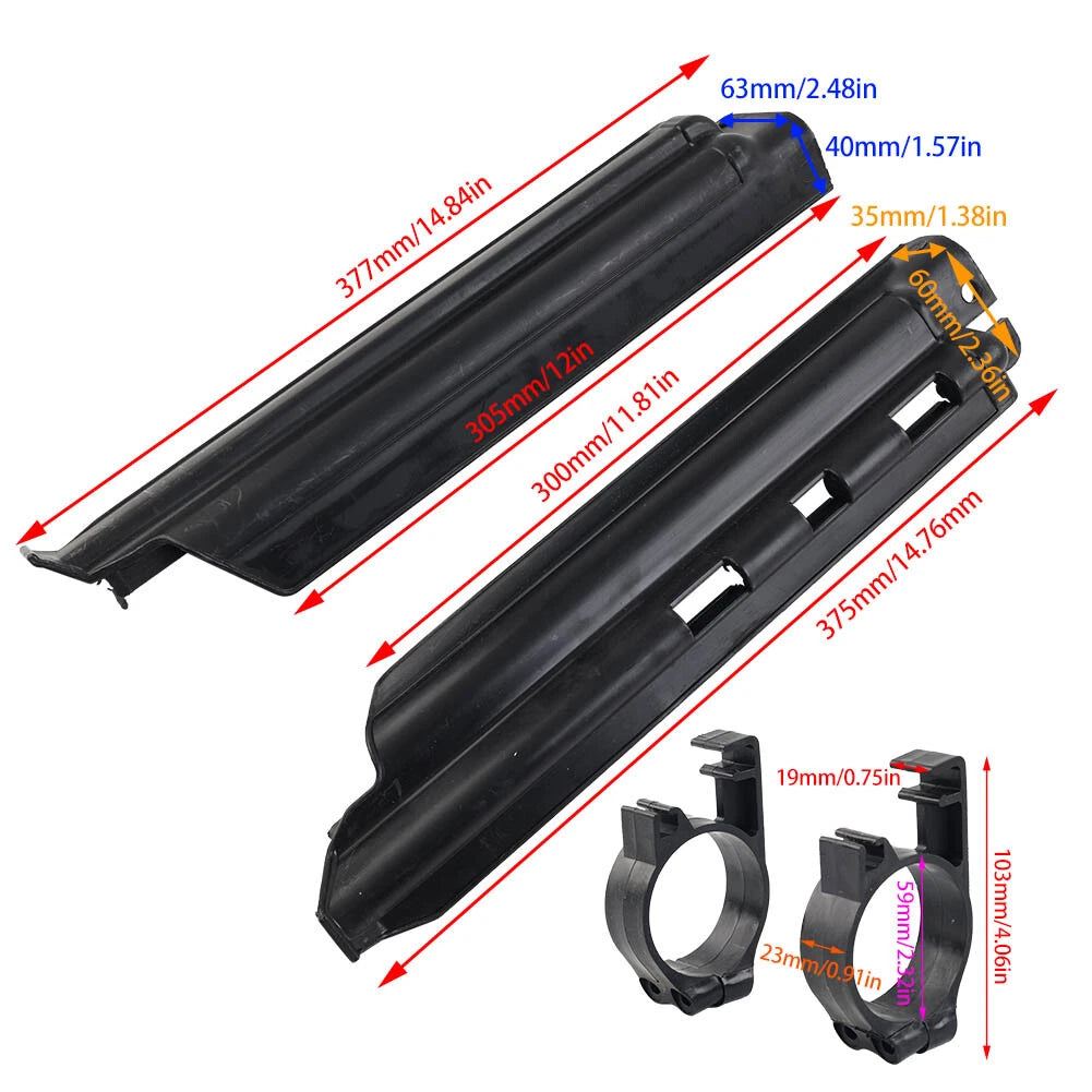 Front Fork Guides Cover for Kawasaki KDX250 KDX200 KLX650 (1990-2006)