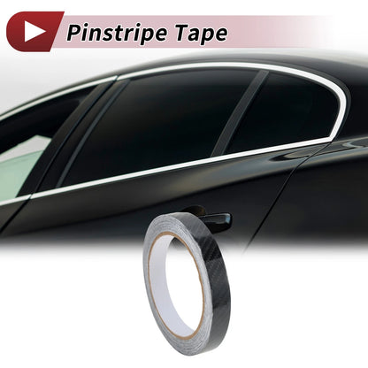 Pinstripe Tape 20mmx10m for Car Motorcycle Stripes DIY Stickers Black 1 Pc