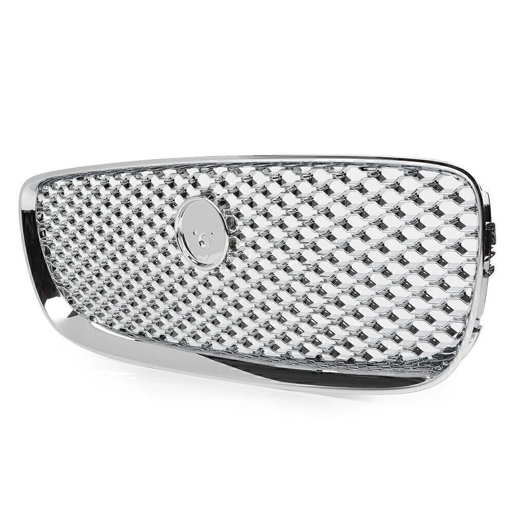 Front Upper Bumper Mesh Grille for Jaguar XF XFR (2016-2020) Chrome