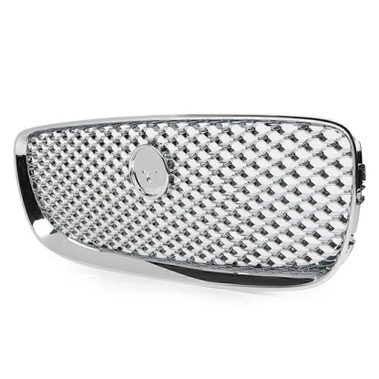 Front Upper Bumper Mesh Grille for Jaguar XF XFR (2016-2020) Chrome