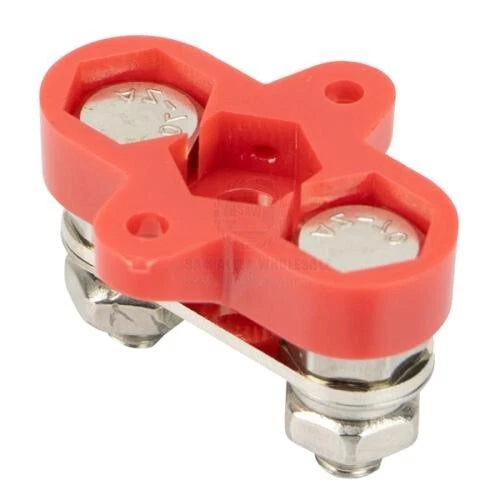 Terminal Stud Double Insulated M8 Red for Relaxn Boat/Caravan