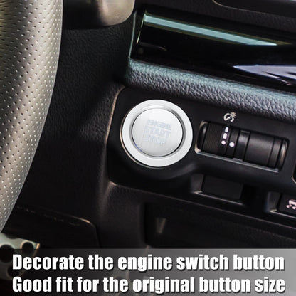 Car One Click Start Button Cover for Toyota Corolla Cross (2022-2023)