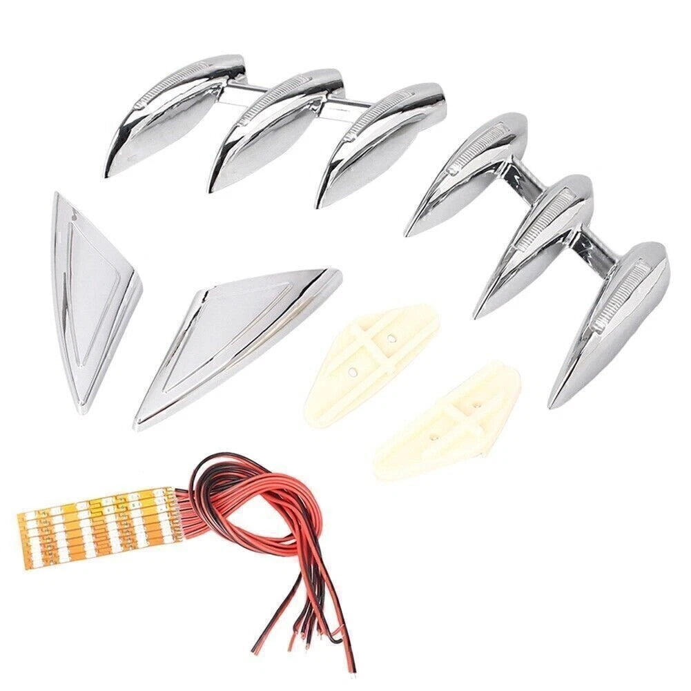 Fender Fork Tower Accents for Honda Goldwing GL1800 (2001-2011) Chrome Set