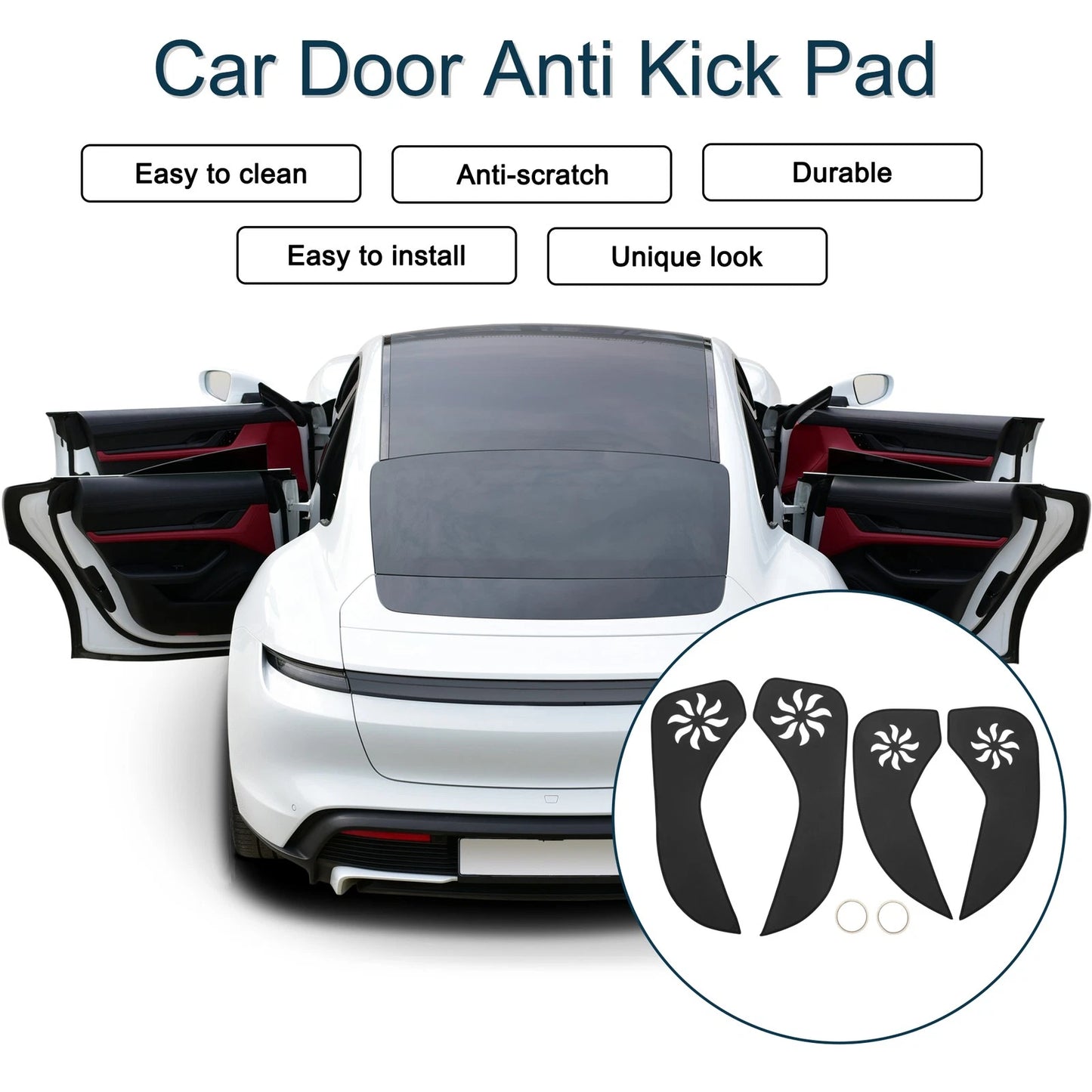 Car Door Anti Kick Pad Sticker Protector for Buick Envision (2014–2016)