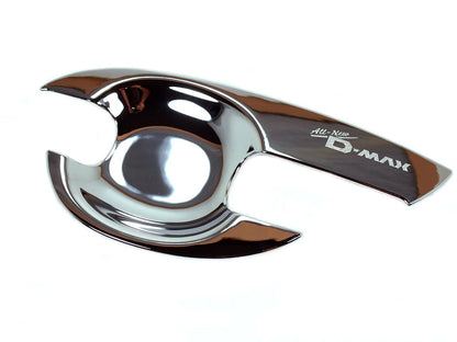 4 x Chrome Door Handle Bowls for Isuzu D-Max Ute(2012-2015)