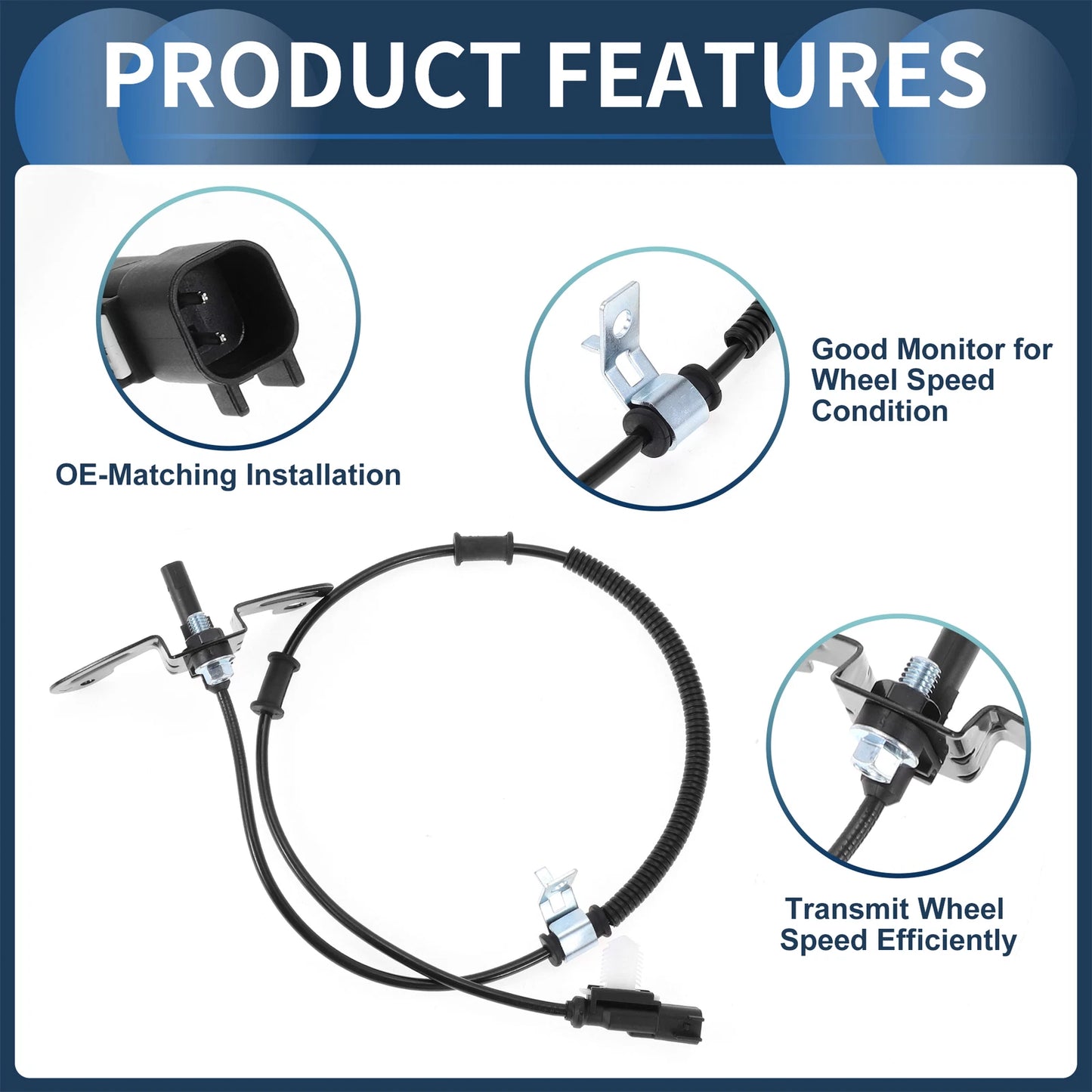 ABS Wheel Speed Sensor for Ford E-150 (2015-2023)