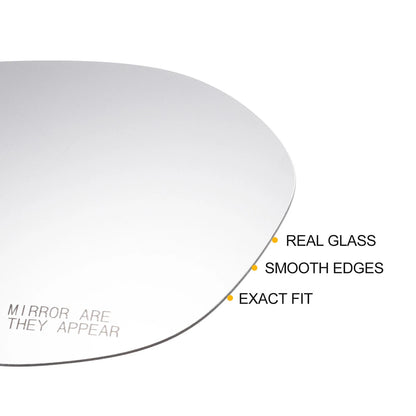 Right Side Heated White Mirror Glass for Honda Odyssey (2014-2017)