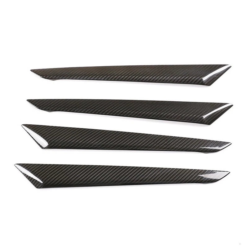 Real Carbon Fiber Interior Door Panel Cover Trim For Maserati Levante 2017-2021