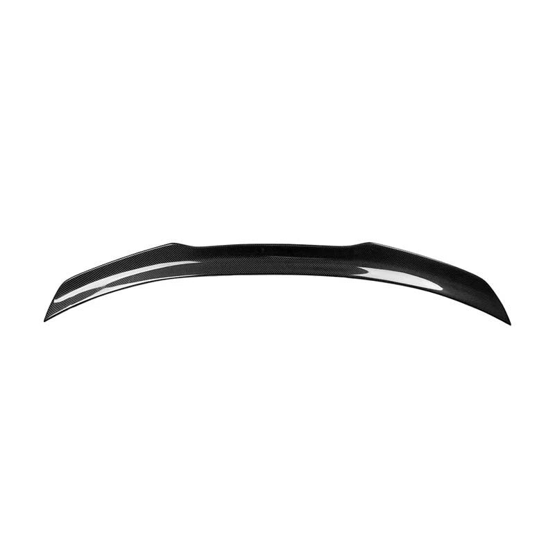 Real Carbon Fiber Rear Trunk Spoiler Wing Cover Trim For Ford Mustang 2015-2022
