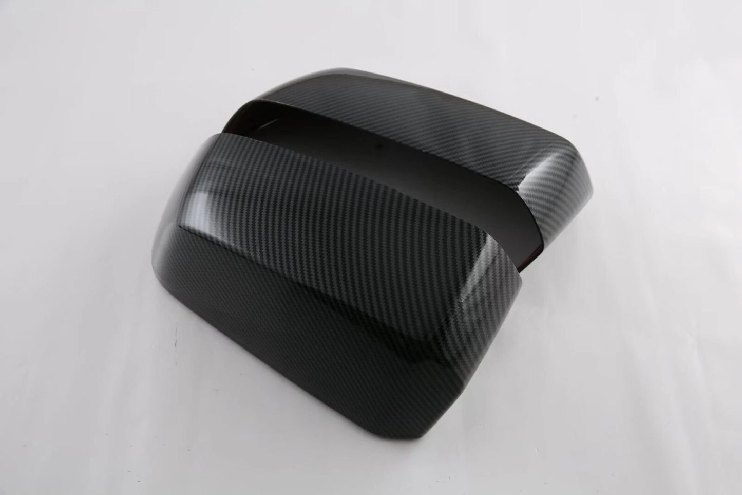 Side Rearview Mirror Lid Carbon Fiber Cover Trim for Ford Ranger (2023)