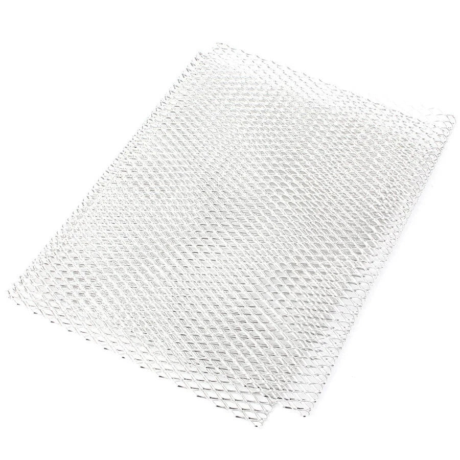Silver Aluminium Racing Grille Mesh Vent for Universal Car 100x33cm
