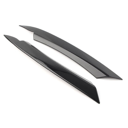 Glossy Black Headlight Lamp Cover Eyelid Trim for VW Passat B7 (2010-2014)