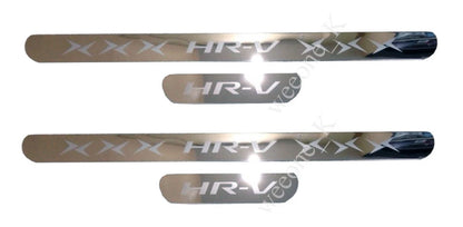 4 Door Sill Scuff Plates Stainless Steel for Honda HR-V / Vezel (2015-2016)