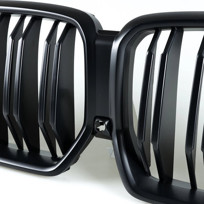 Grille for BMW X6 G06 Matte Black Double Rib (2020 - )
