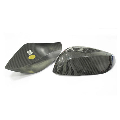 Add-on Real Carbon Fiber Side Mirror Shell Caps fit for Infiniti Q50 2014-2018