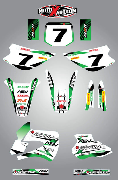 Custom Graphic Kit - STORM - KX 80 Stickers Decals (1998 - Present)