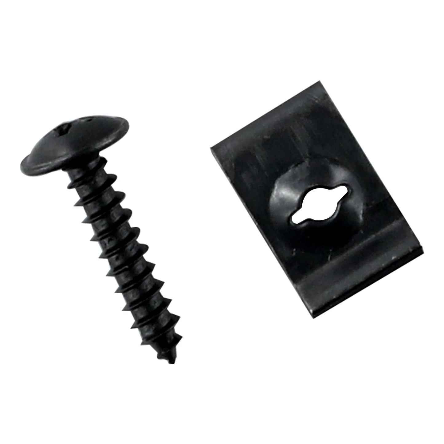 20x U-Type Clip for Bumper Fender Splash Shield Push Type Retainer Metal Hot