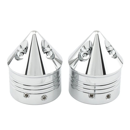 Front Wheel Axle Nut Cover Cap for Harley Touring Road Glide Dyna Softail