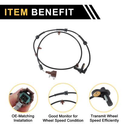 ABS Wheel Speed Sensor Rear Left for Infiniti G37 (2010-2015)
