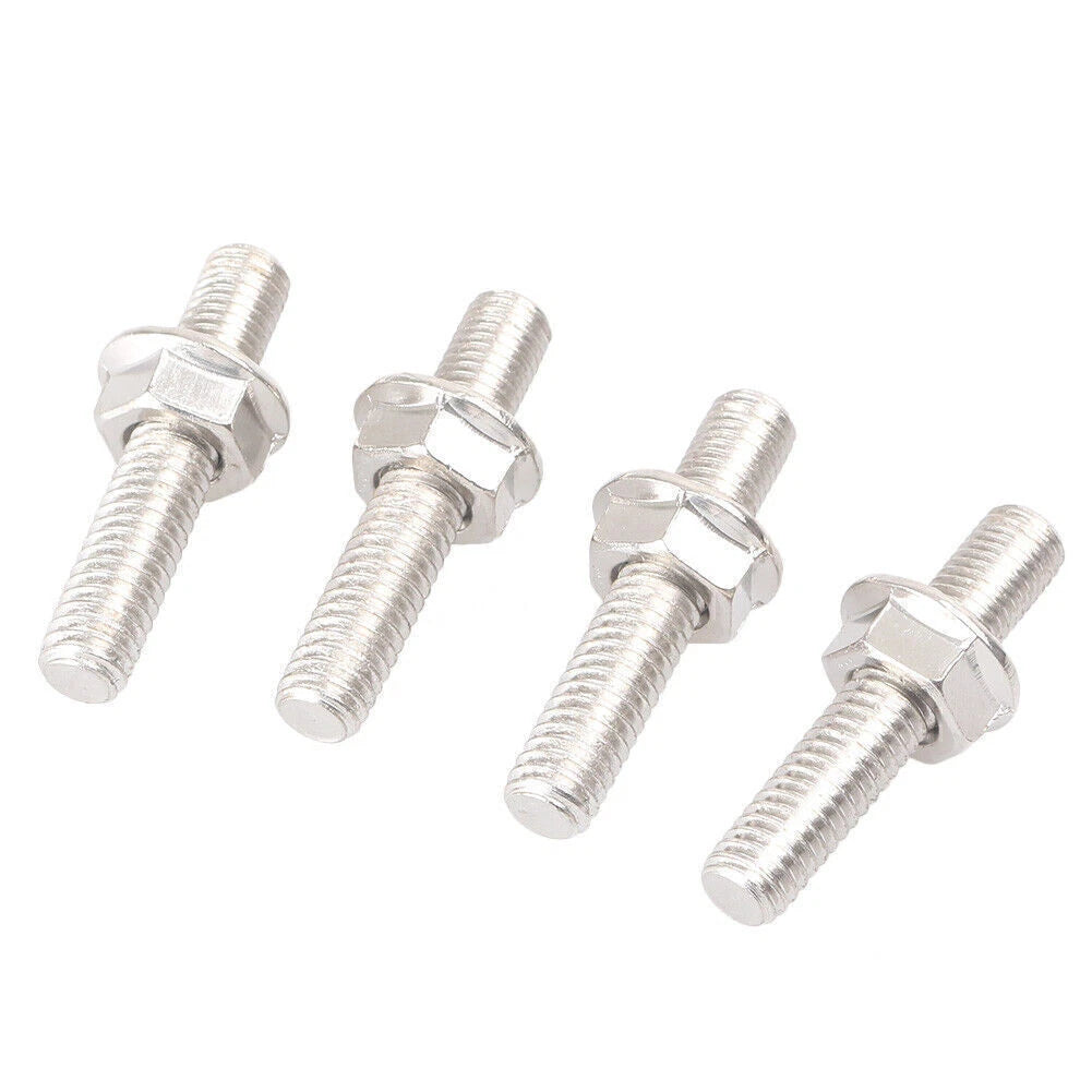 Steel Exhaust Port Studs & Nuts for Harley Sportster XL883 XL1200 Dyna (2004-2023)