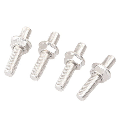 Steel Exhaust Port Studs & Nuts for Harley Sportster XL883 XL1200 Dyna (2004-2023)