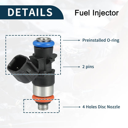 6 x 3.6L Fuel Injector for Dodge Challenger (2012-2019)