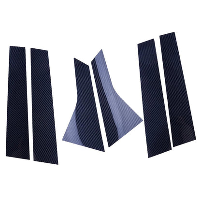 Carbon Style Door Window B-Pillar Post Cover Trim for Honda Accord (2018-2021)