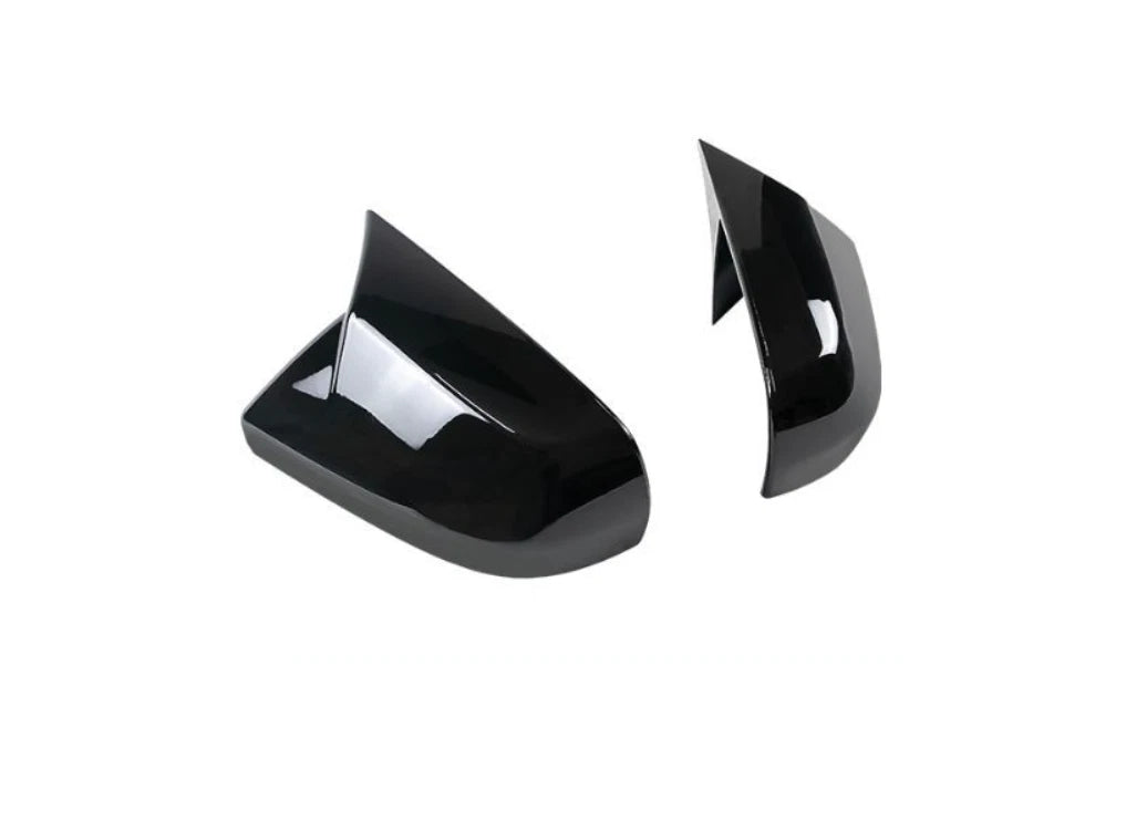 Glossy Black Ox Horn Rearview Mirror Lid Cover Trim for Cadillac CT4 (2020-2024)