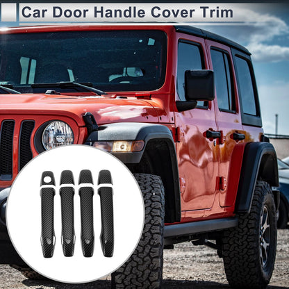 Carbon Fiber Black Door Handle Cover for Toyota Prius (2009-2015)