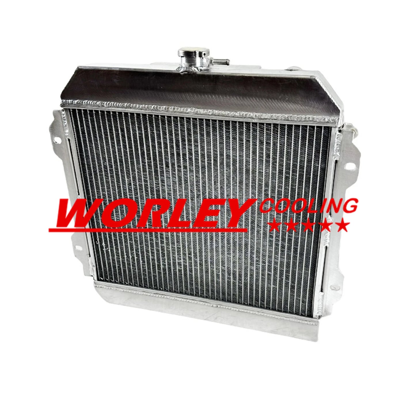 Aluminum Radiator for Toyota Corolla TE21 TE27 TE28 1.6L I4 MT (1971-1974)