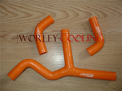 Silicone Radiator Hose for KTM 450SX 525SX (2003-2006) - Orange