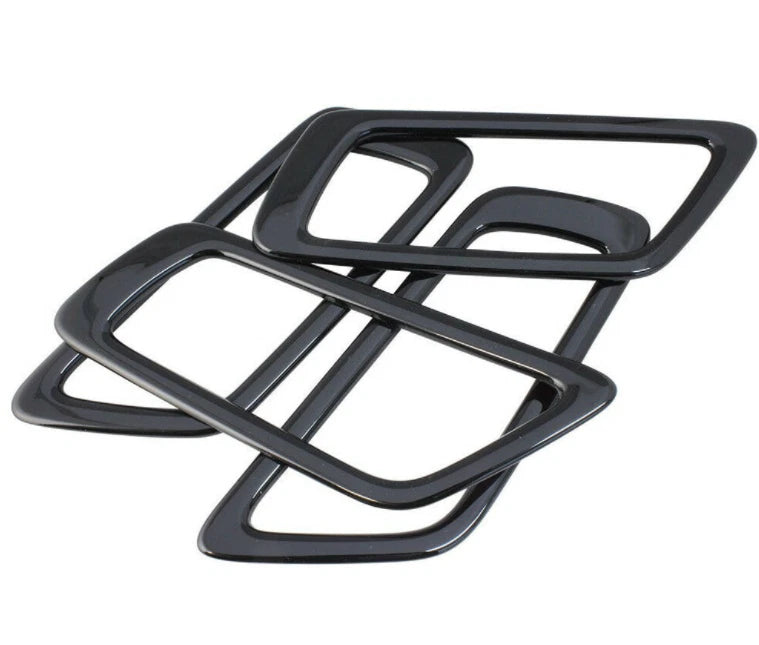 Glossy Black Inner Door Handle Frame Cover Trim for Toyota C-HR (2018-2023) 4 x pcs