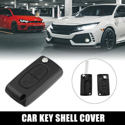 Button Keyless Entry Remote Key Shell for Citroen Peugeot