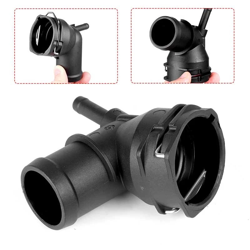 Engine Coolant Pipe Hose Connector for VW CC/Jetta/Passat/Tiguan (2004–2017)
