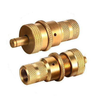 4 x Brass Tire Deflators Kit for Car SUV 6-30 PSI Air Valve Core