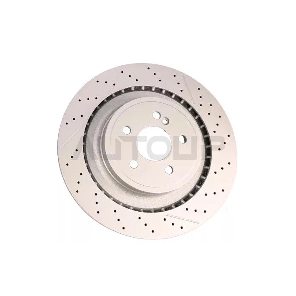 Rear Brake Disc Rotors With Pads & Sensor for Mercedes C63 AMG (2008–2015)