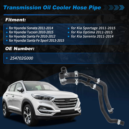 Engine Oil Cooler Tube for Hyundai Sonata (2011-2019)