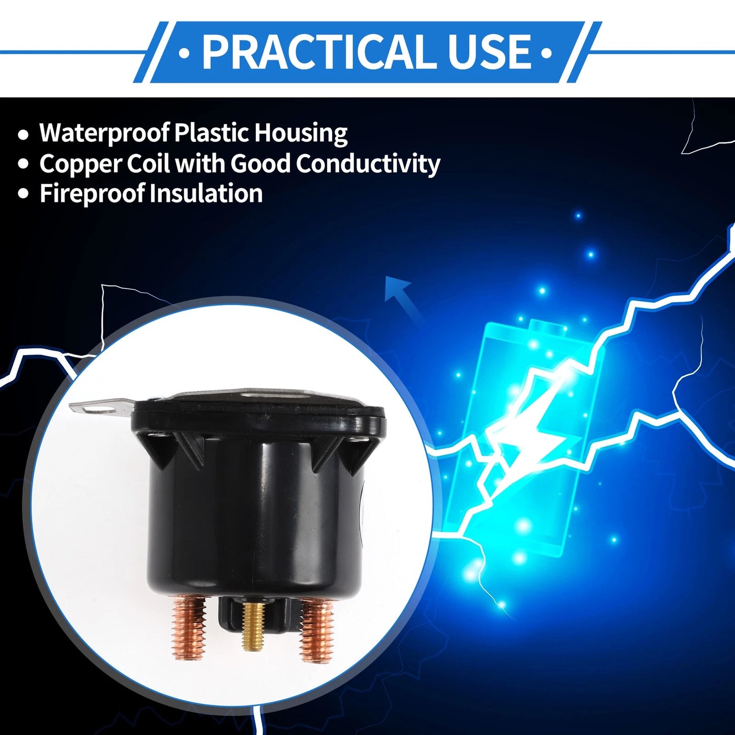 12V 250A Diesel Glow Plug Relay Set for Ford F Series