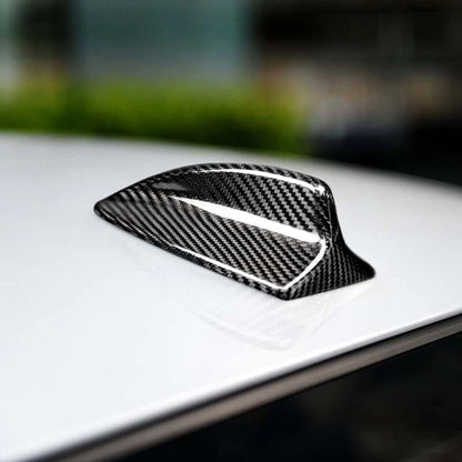 Carbon Fiber Roof Shark Antenna Cover Trim fit For BMW 3 Series E46 1998-2005