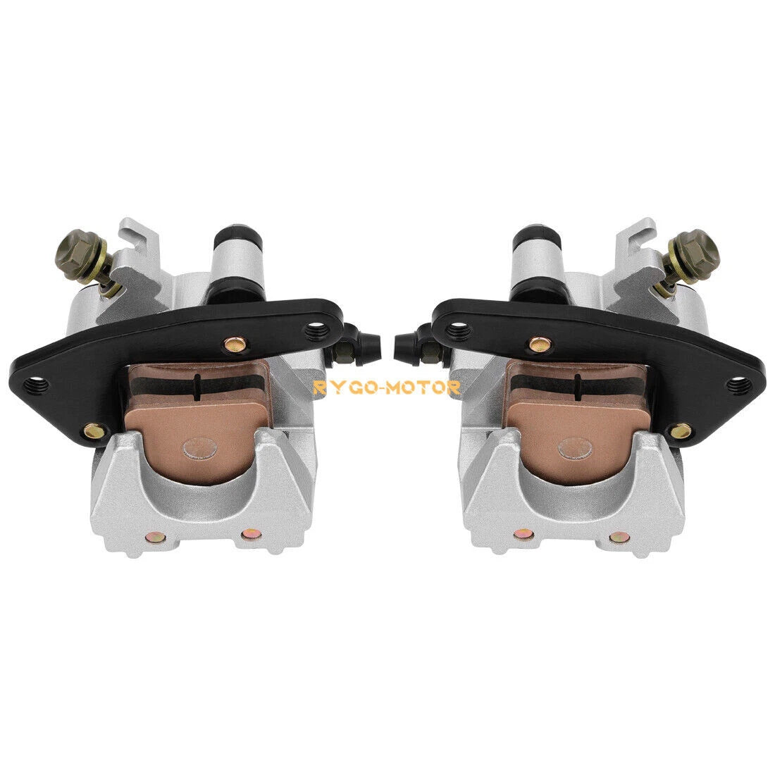 Front Brake Calipers & Brake Rotors for Yamaha Big Bear 350 400 YFM350 YFM400