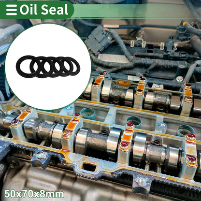 Oil Seal / 50x70x8mm / Seal Ring Rotary Shaft Seal NBR Rubber for Car