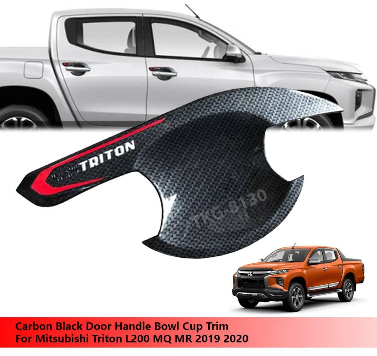 Door Handle Bowl Trim for Mitsubishi L200 Triton (2019-2020)