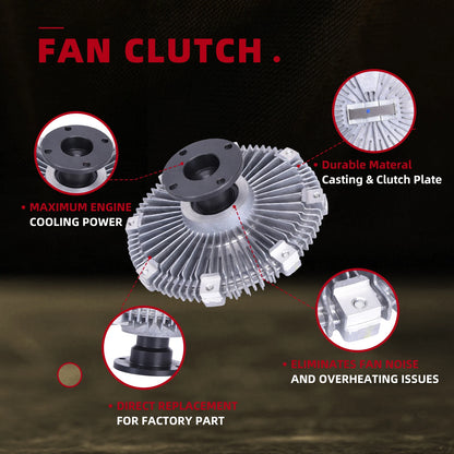 Radiator Cooling Fan Clutch for Holden Rodeo RA, Isuzu DMax RC 3.0L (2003-2012)