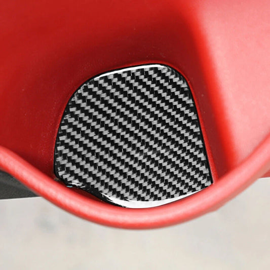 11Pc Carbon Fiber Door Slot Pad Trim Covers for Dodge Challenger (2015-2020)