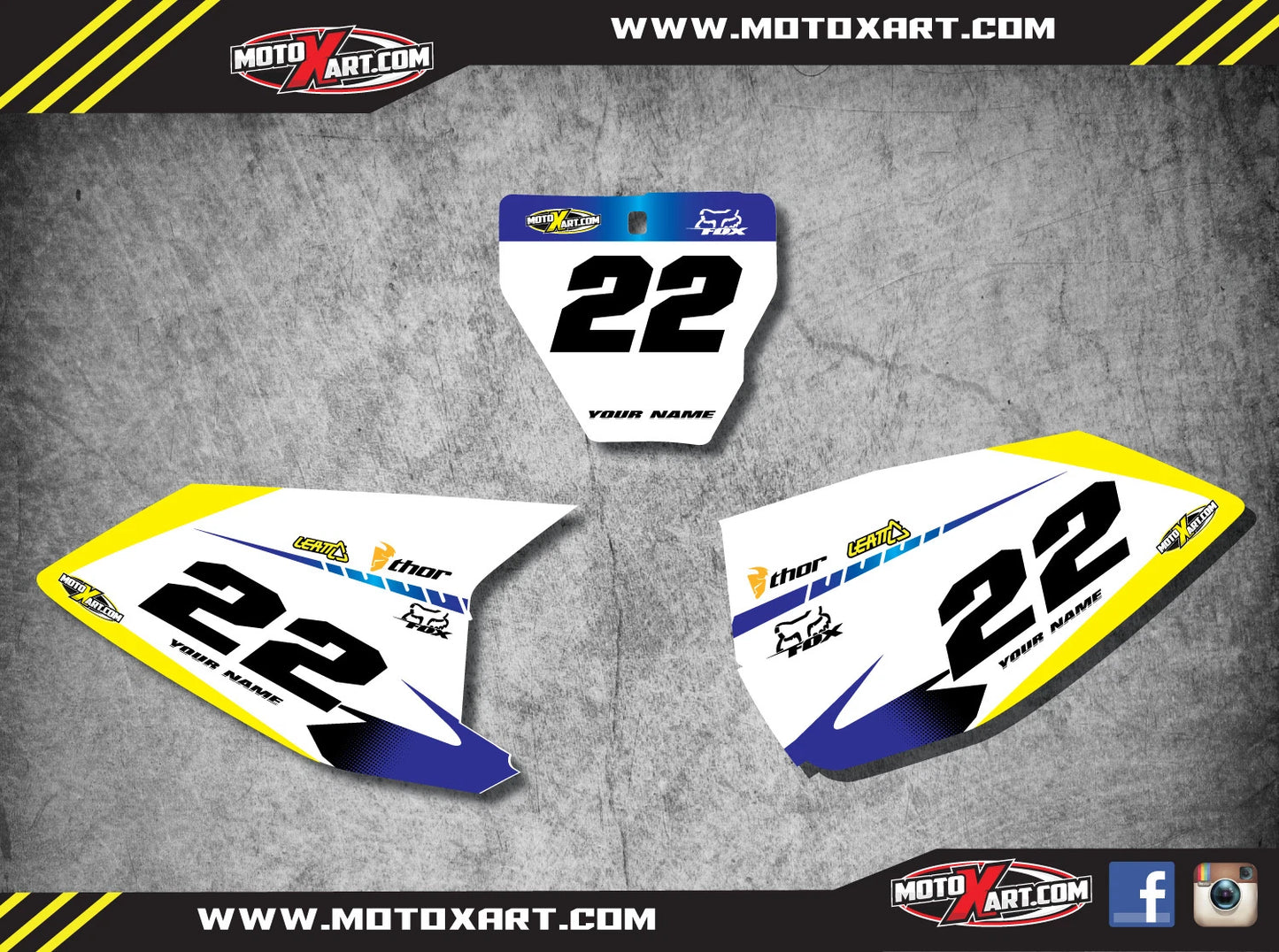 Custom Stickers for Husqvarna TC125 FC250 FC350 FC450 FS450 (2016-2018)